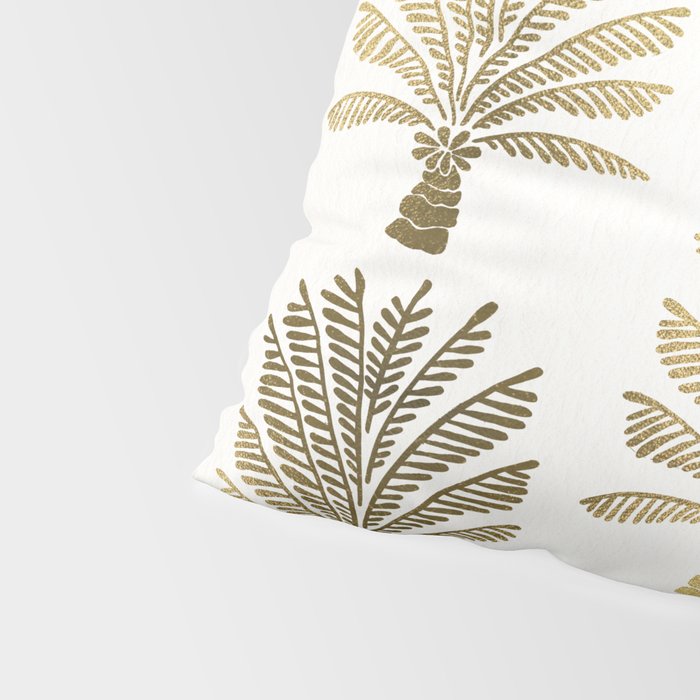 Palm Tree - Gold Palette Pillow Sham Gallery Image 4
