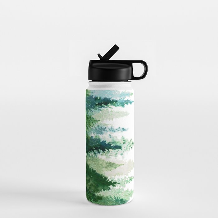Pine Trees 2 Water Bottle Gallery Image 1