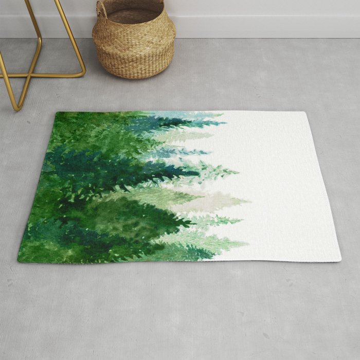 Pine Trees 2 Rug Gallery Image 1