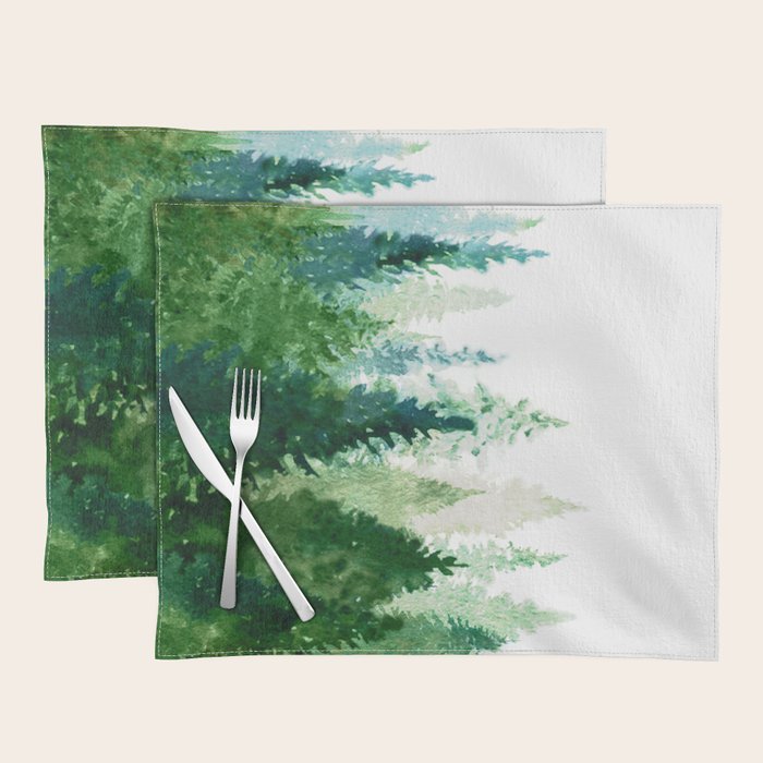 Pine Trees 2 Placemat Gallery Image 1