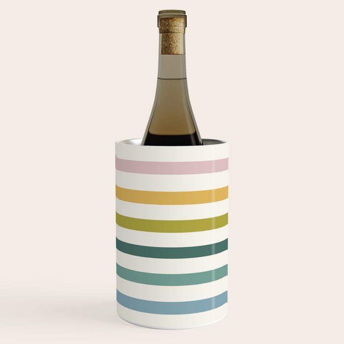 Bold Curvature Stripes XIV Wine Chiller Gallery Image 1