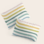 Bold Curvature Stripes XIV Pillow Sham Gallery Image 3
