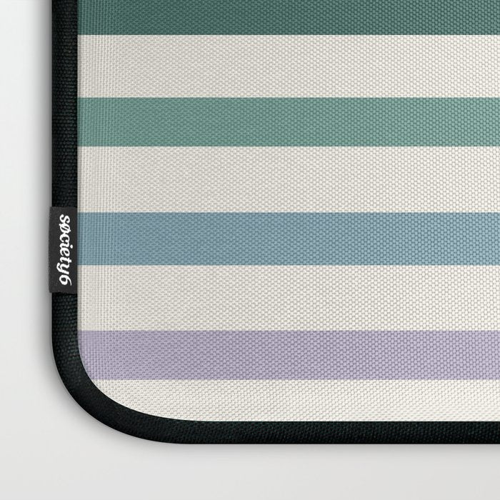 Bold Curvature Stripes XIV Laptop Sleeve Gallery Image 3