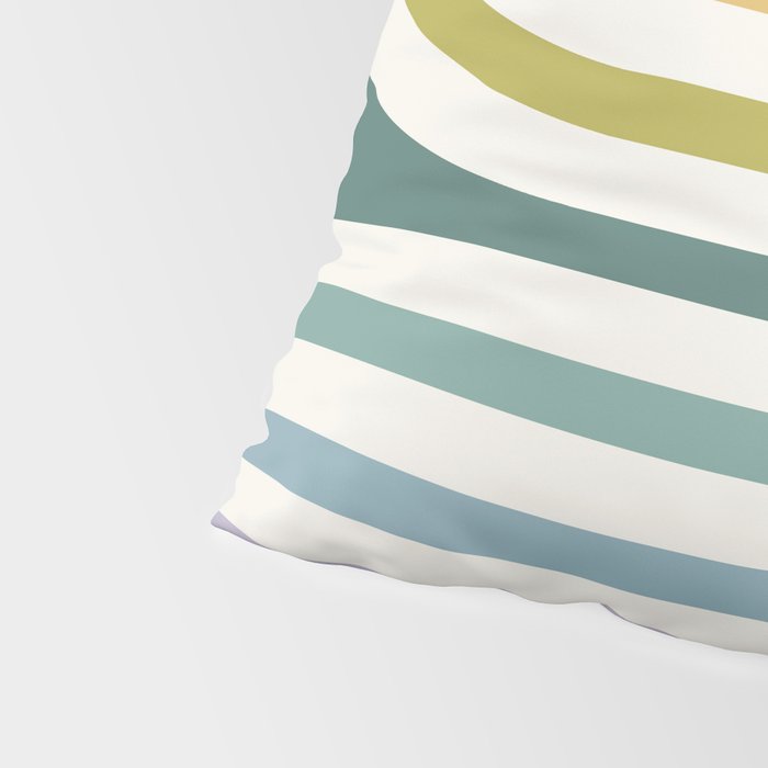 Bold Curvature Stripes XIV Pillow Sham Gallery Image 4