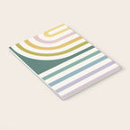 Bold Curvature Stripes XIV Notebook Gallery Image 3