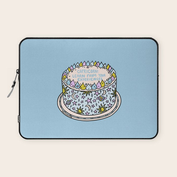 Capricorn Cake Laptop Sleeve Gallery Image 1