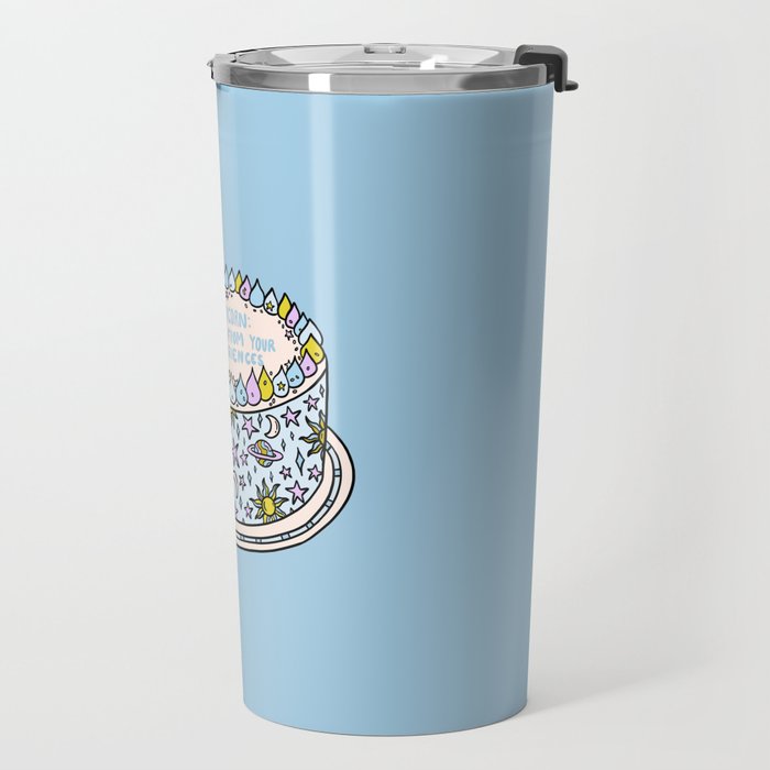 Capricorn Cake Travel Mug Gallery Image 2