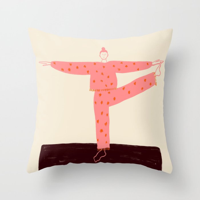 SUN SALUTATION Throw Pillow Gallery Image 6