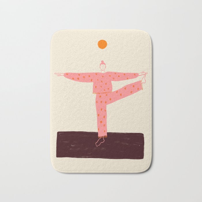 SUN SALUTATION Bath Mat Gallery Image 1