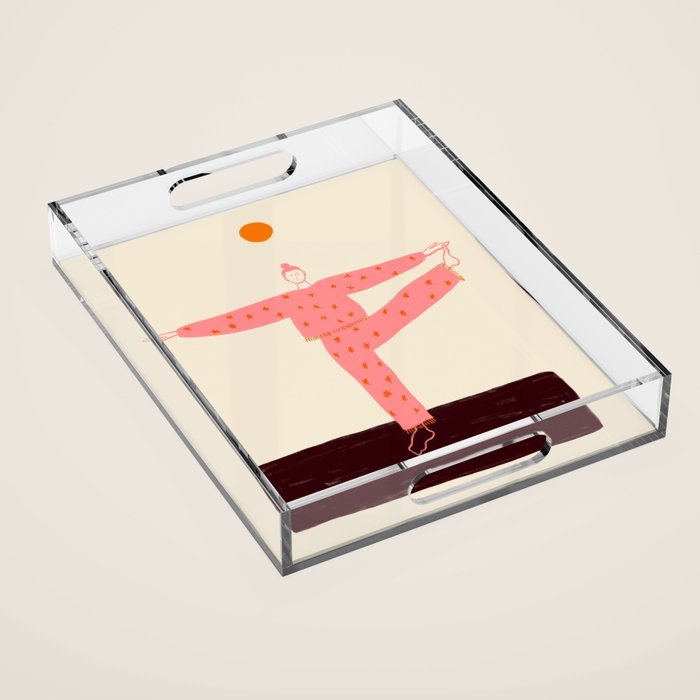 SUN SALUTATION Acrylic Tray Gallery Image 1