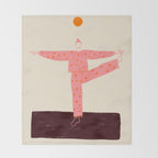 SUN SALUTATION Throw Blanket Gallery Image 2