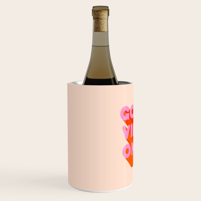 Good Vibes Only - Neon Colors Wine Chiller Gallery Image 2