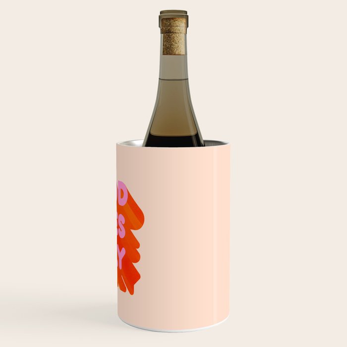 Good Vibes Only - Neon Colors Wine Chiller Gallery Image 3