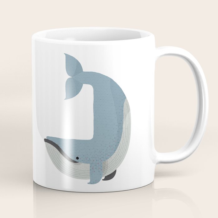 Whimsy Blue Whale Coffee Mug Gallery Image 1