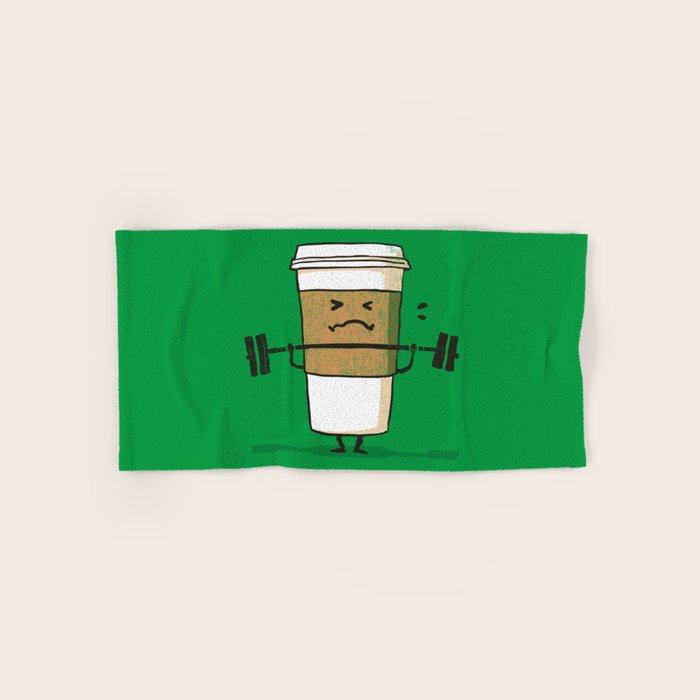 Strong Coffee Bath Towel Gallery Image 1