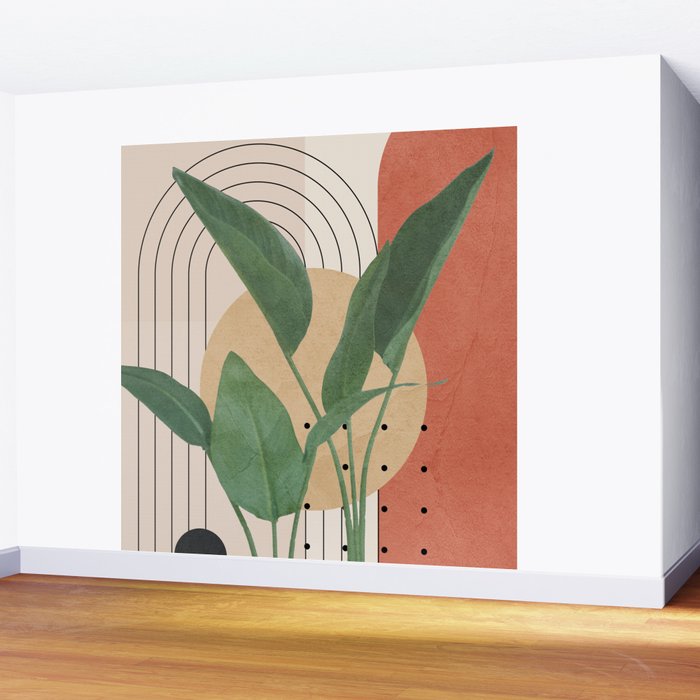 Nature Geometry V Wall Mural Gallery Image 2