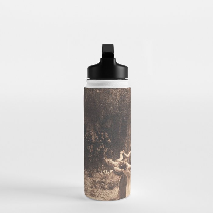 Circle Of Witches Vintage Women Dancing Water Bottle Gallery Image 3