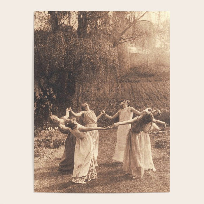 Circle Of Witches Vintage Women Dancing Poster Gallery Image 4