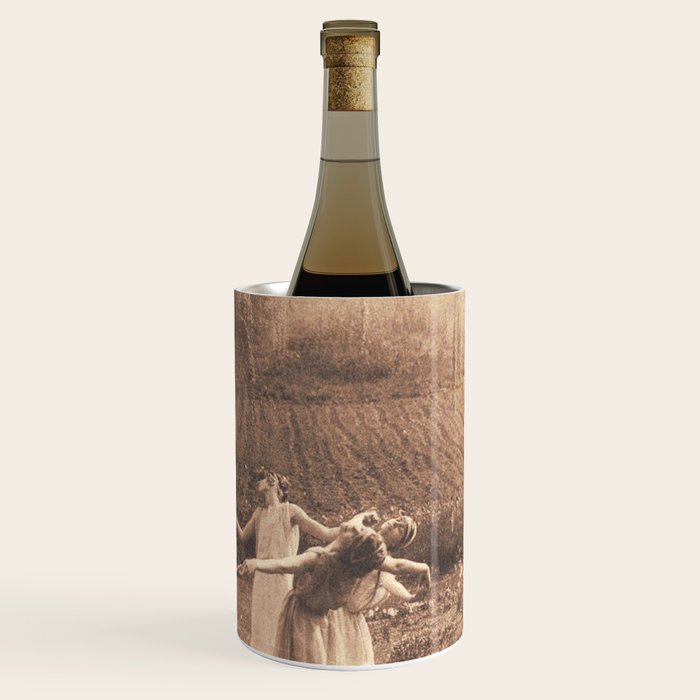 Circle Of Witches Vintage Women Dancing Wine Chiller Gallery Image 3