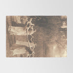 Circle Of Witches Vintage Women Dancing Rug Gallery Image 2