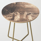 Circle Of Witches Vintage Women Dancing Side Table Gallery Image 2