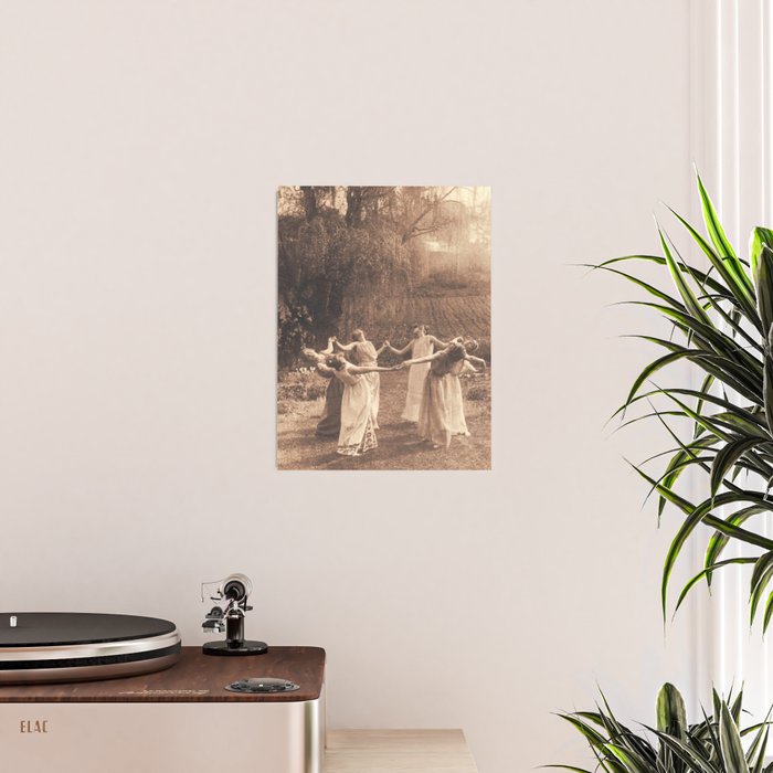 Circle Of Witches Vintage Women Dancing Poster Gallery Image 2