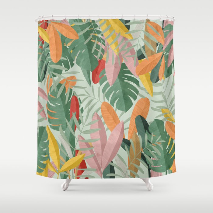 Tropical forest II Shower Curtain Gallery Image 1