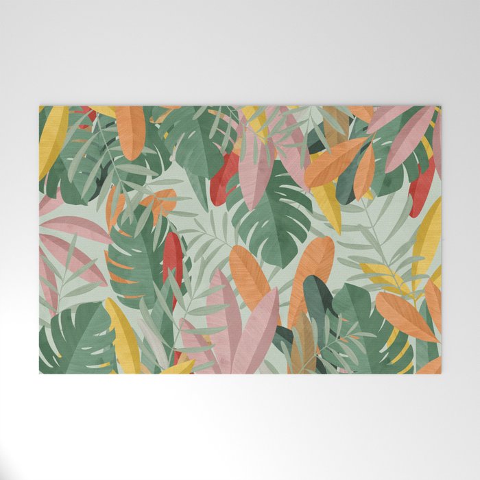 Tropical forest II Welcome Mat Gallery Image 1