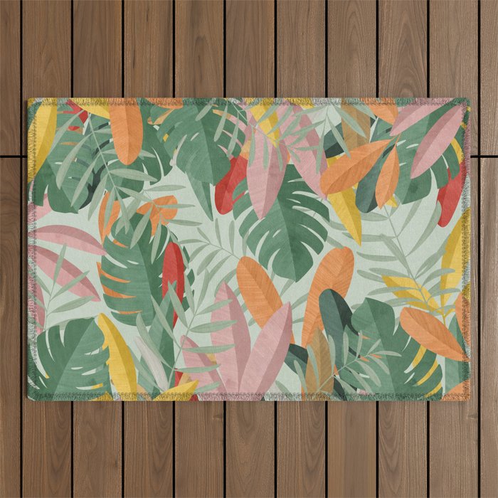 Tropical forest II Outdoor Rug Gallery Image 1