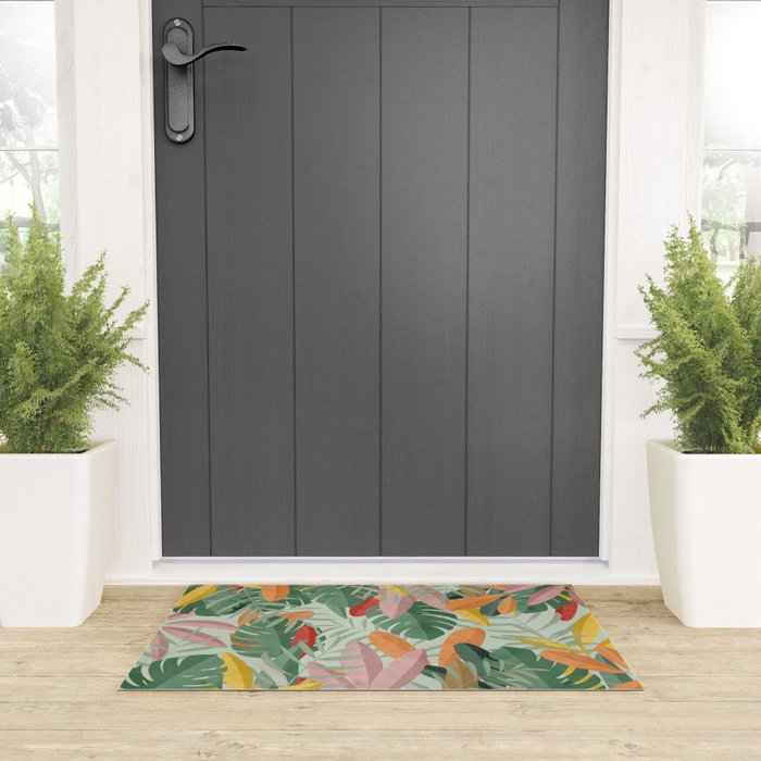 Tropical forest II Welcome Mat Gallery Image 3