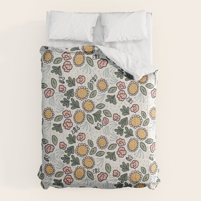 Bees in the Garden Comforter Gallery Image 6