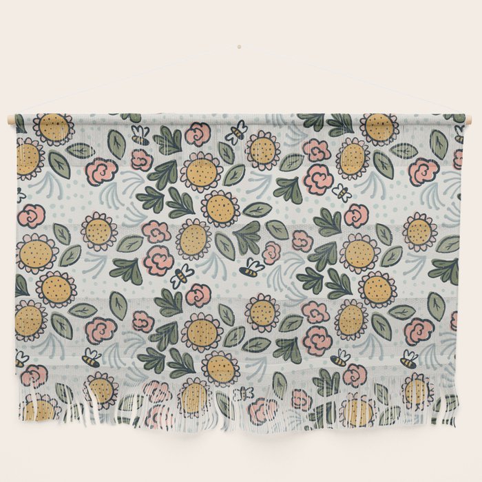 Bees in the Garden Wall Hanging Gallery Image 1