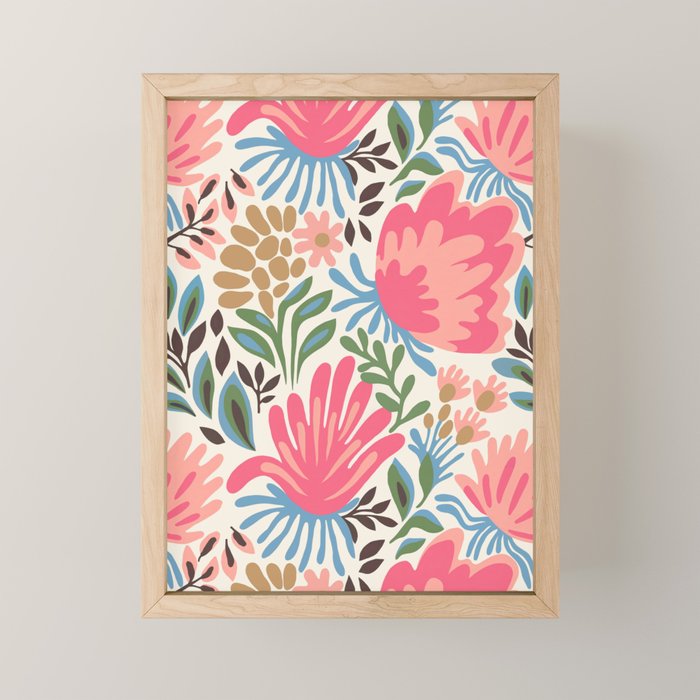 Lush Floral Escape Mini Art Print Gallery Image 1