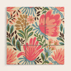 Lush Floral Escape Wood Wall Art Gallery Image 1