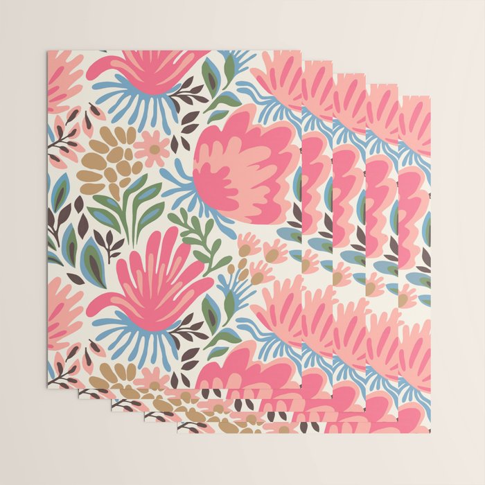 Lush Floral Escape Wrapping Paper Gallery Image 3