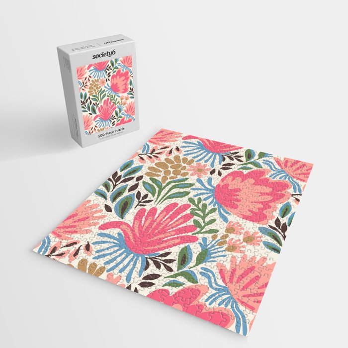 Lush Floral Escape Jigsaw Puzzle Gallery Image 2
