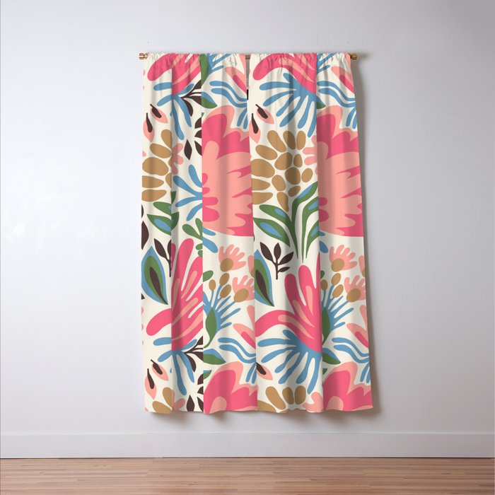 Lush Floral Escape Window Curtain Gallery Image 3