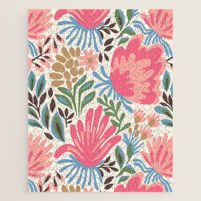 Lush Floral Escape Jigsaw Puzzle Gallery Image 1