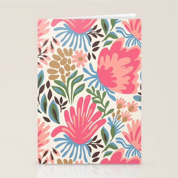 Lush Floral Escape Stationery Card Gallery Image 1