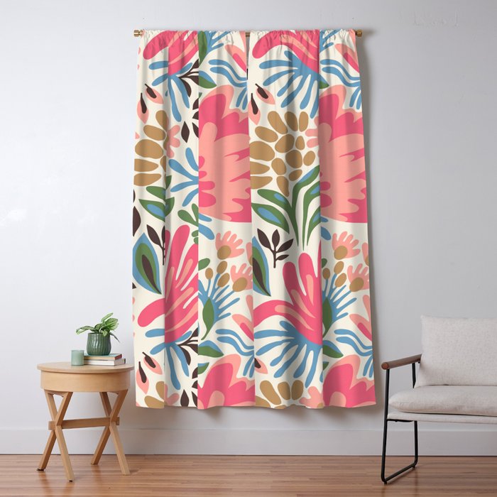 Lush Floral Escape Window Curtain Gallery Image 5