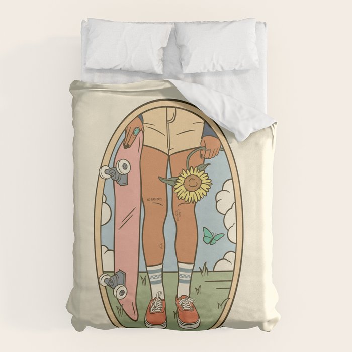 PICKIN SUNFLOWERS Duvet Cover Gallery Image 6