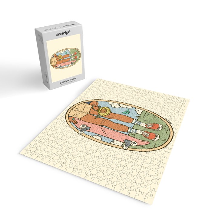 PICKIN SUNFLOWERS Jigsaw Puzzle Gallery Image 2