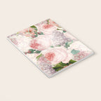 Vintage & Shabby Chic - Pastel Pink Botanical Summer Roses Garden Notebook Gallery Image 3