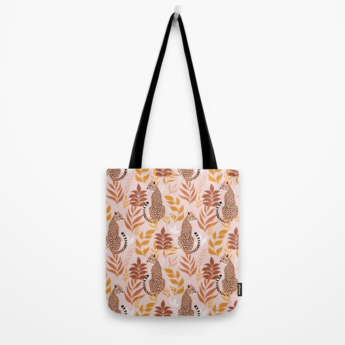 Summer Cheetah Pattern I - Terracotta  Tote Bag Gallery Image 2