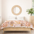 Summer Cheetah Pattern I - Terracotta  Duvet Cover Gallery Image 3