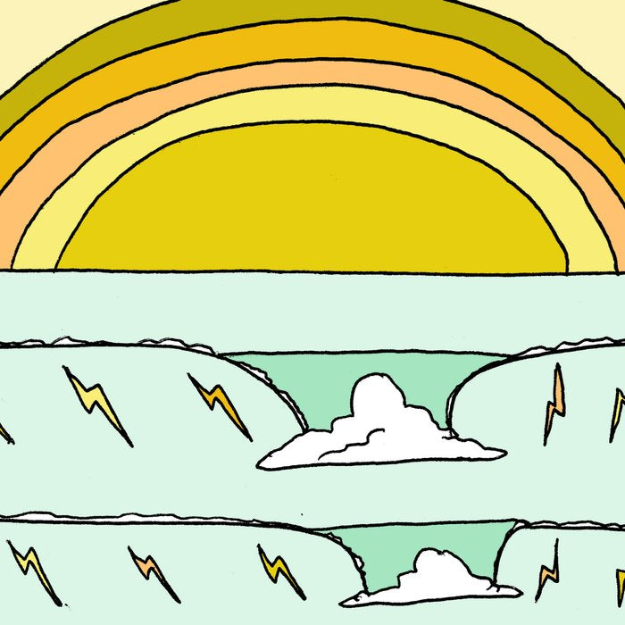 keep it simple // single fin // retro surf art by surfy birdy Coffee Mug Gallery Image 2