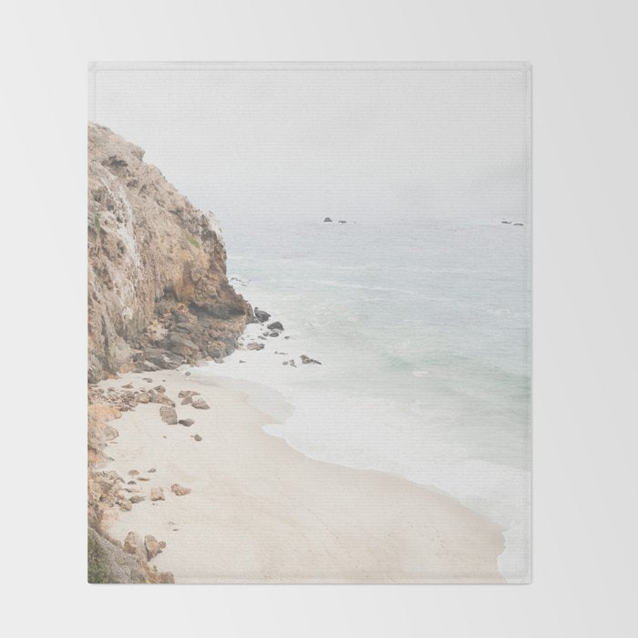 Malibu California Beach Throw Blanket Gallery Image 2