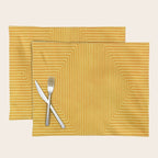 Yellow Modern Geometric Design Artwork Placemat Gallery Image 1
