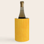 Yellow Modern Geometric Design Artwork Wine Chiller Gallery Image 1