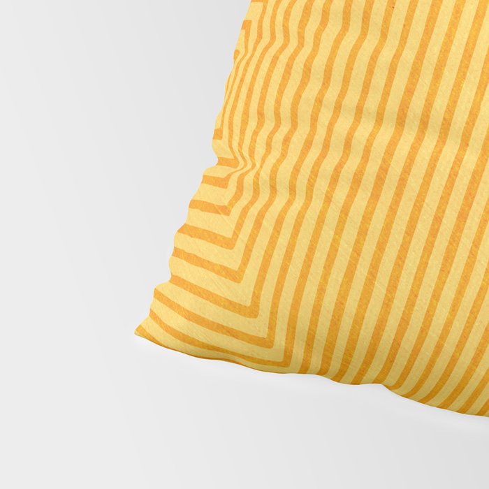 Yellow Modern Geometric Design Artwork Pillow Sham Gallery Image 4